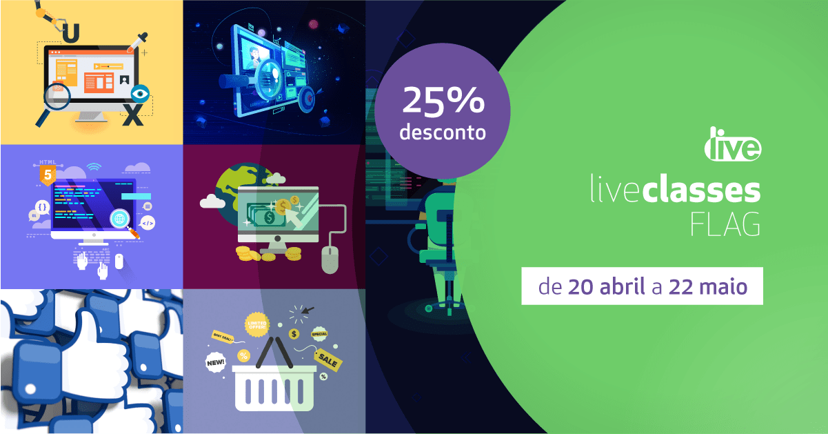 liveclasses fb post Formação em Live-Training com 25% de Desconto