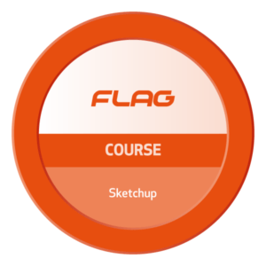Badge FLAG Curso Sketchup