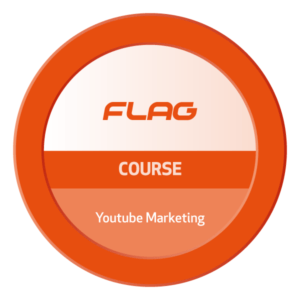 Badge FLAG Curso Workshop Youtube Marketing