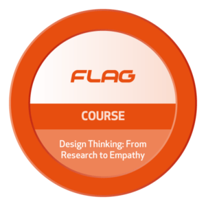 Badge FLAG Curso Design Thinking: Da Pesquisa à Empatia