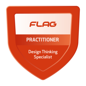 Badge FLAG Curso Especializado Design Thinking